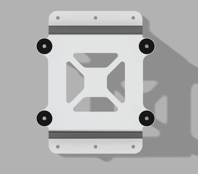 Haltech Elite Aluminium mounting pattern 