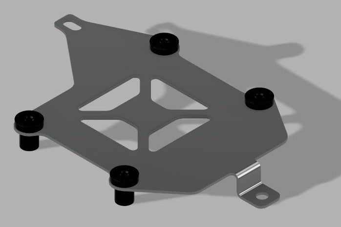 Haltech Elite Aluminium Mount Bracket With Rubber Vibration Dampeners To Suit Nissan Silvia 180SX