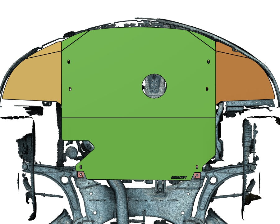 Mitsubishi Evo 8 (VIII) CT9A Underbody Protection Bash/Skid Plate
