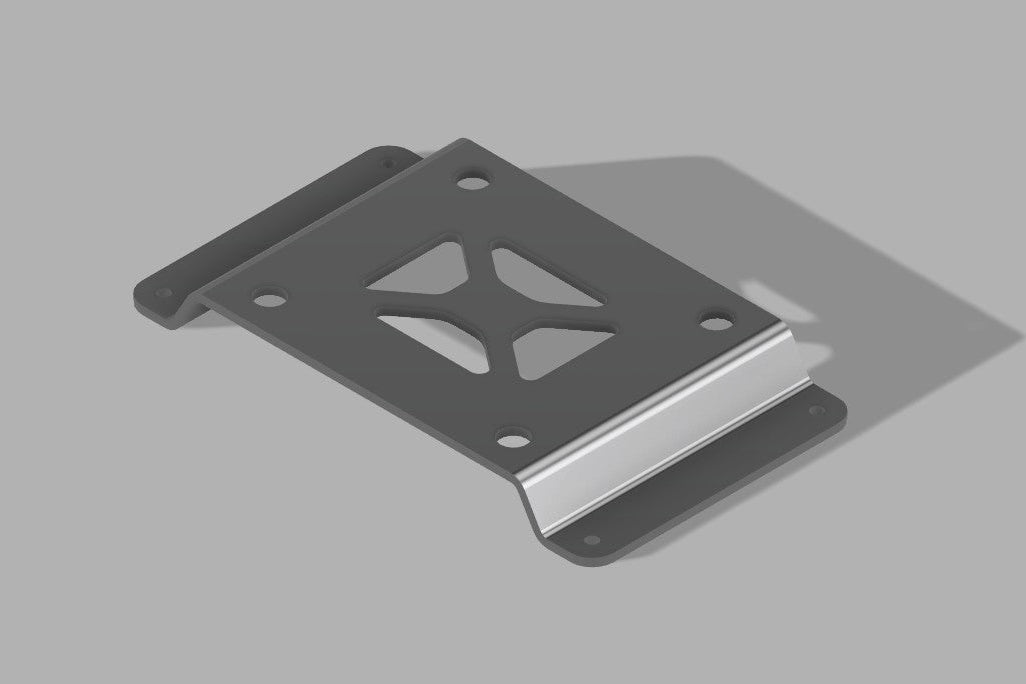 raw aluminium bracket link 