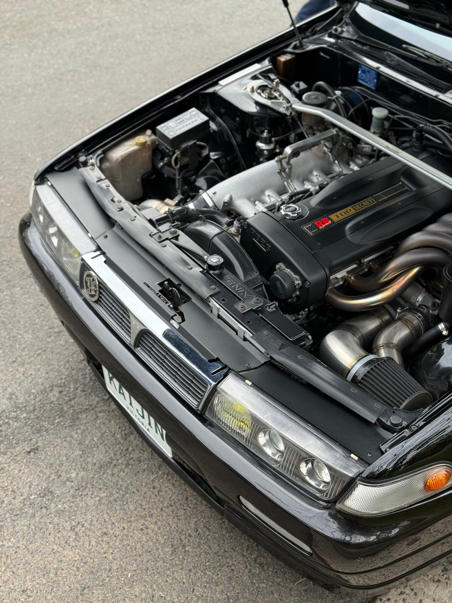 Nissan Cefiro A31 Radiator Cooling Panel/Air Diversion Plate Set