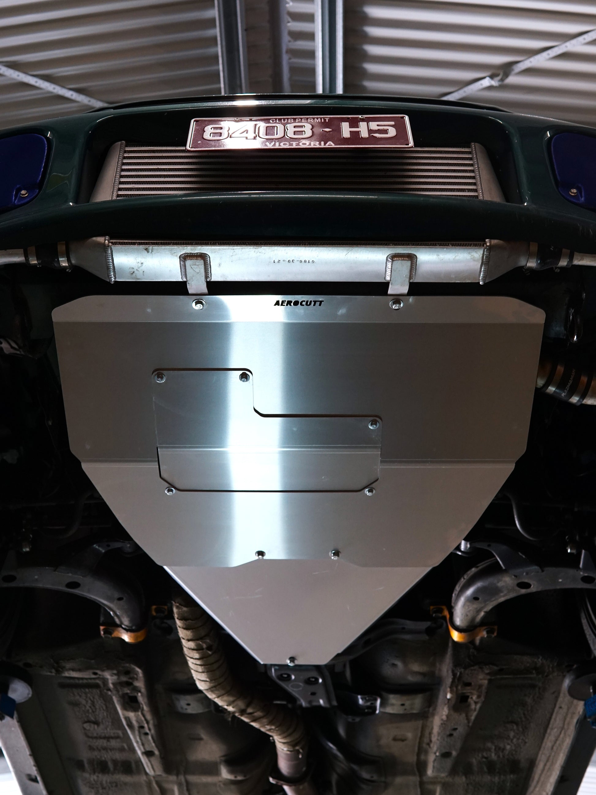 skid plate under the engine gc8 wrx