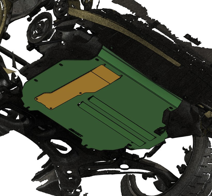 gk jazz render of aero underbody