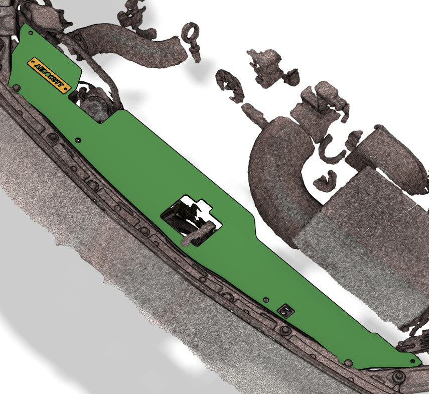 gt86 brz air diversion cooling panel