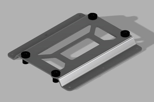 Holley HP EFI ECU Aluminium Mount Bracket With Rubber Vibration Dampeners