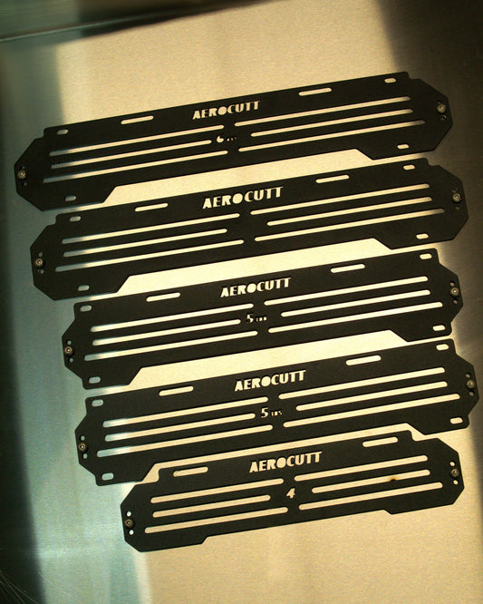 Heritage Number Plates Adapter Pair riser set HISTORIC PLATES Aerocutt aerocut vintage plate holder 