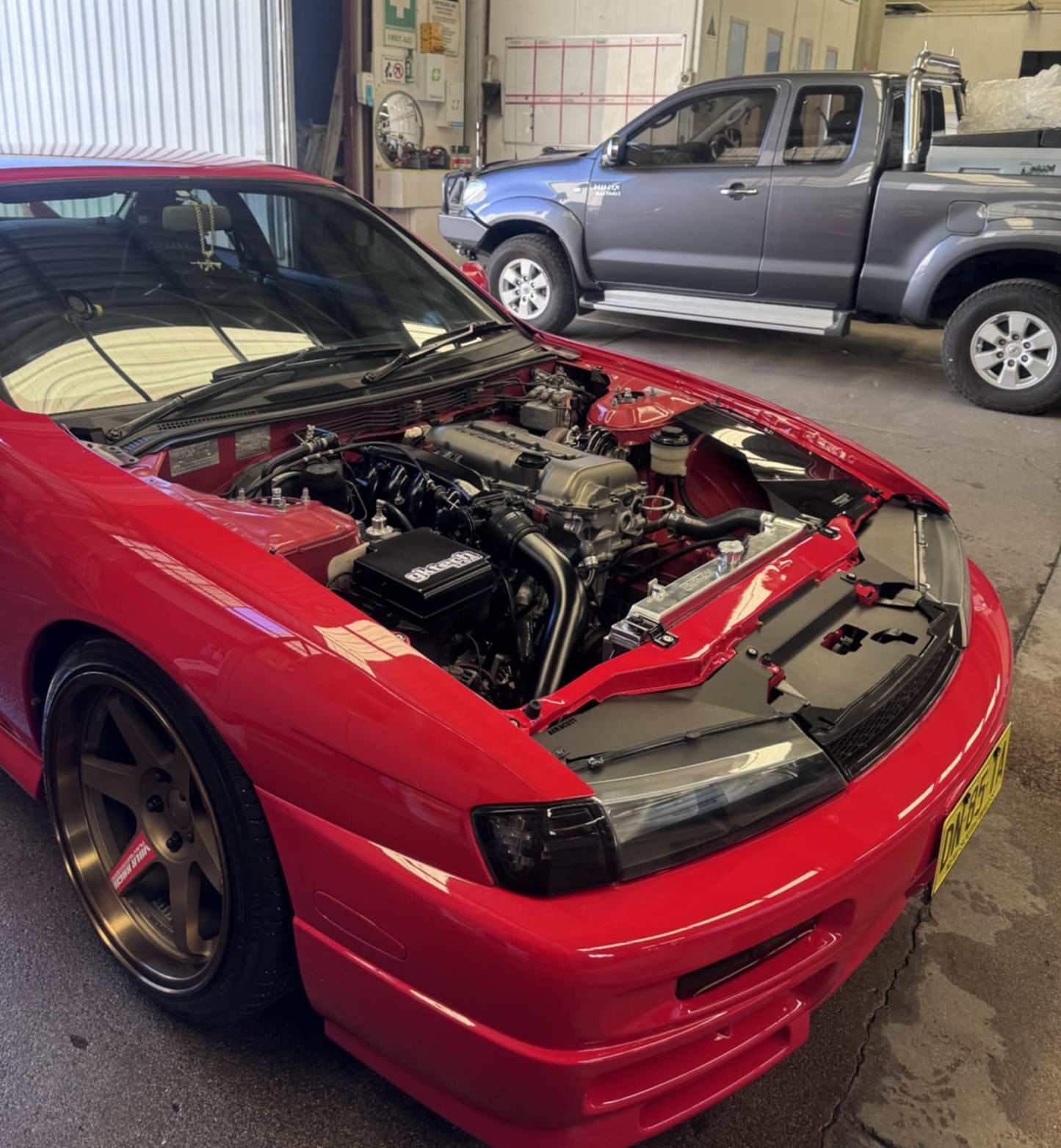 Nissan Silvia/200SX S14 Series 2 Kouki Radiator Cooling Panel/Air Diversion Plate Set