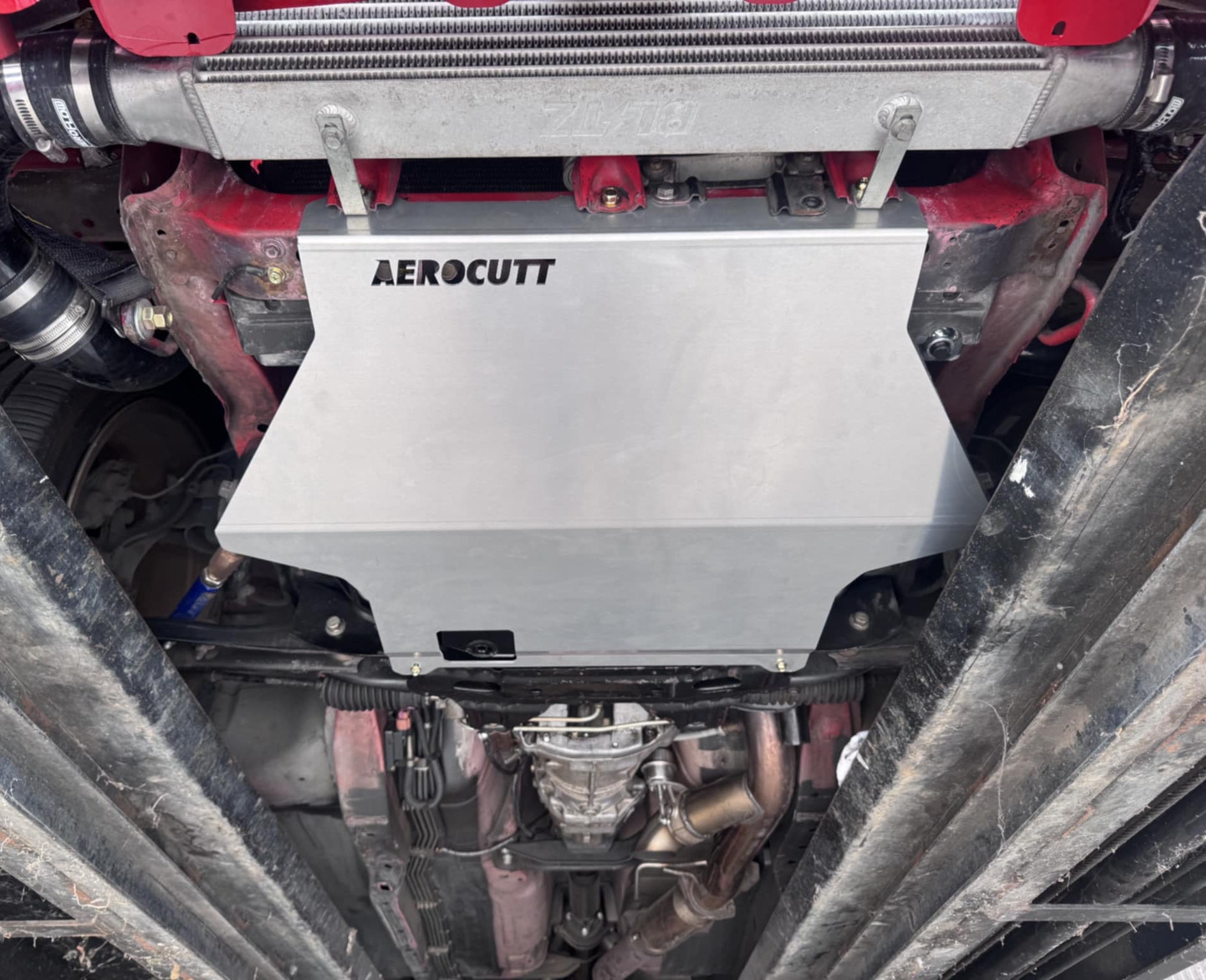 an s14 silvia with an undertray replacment 