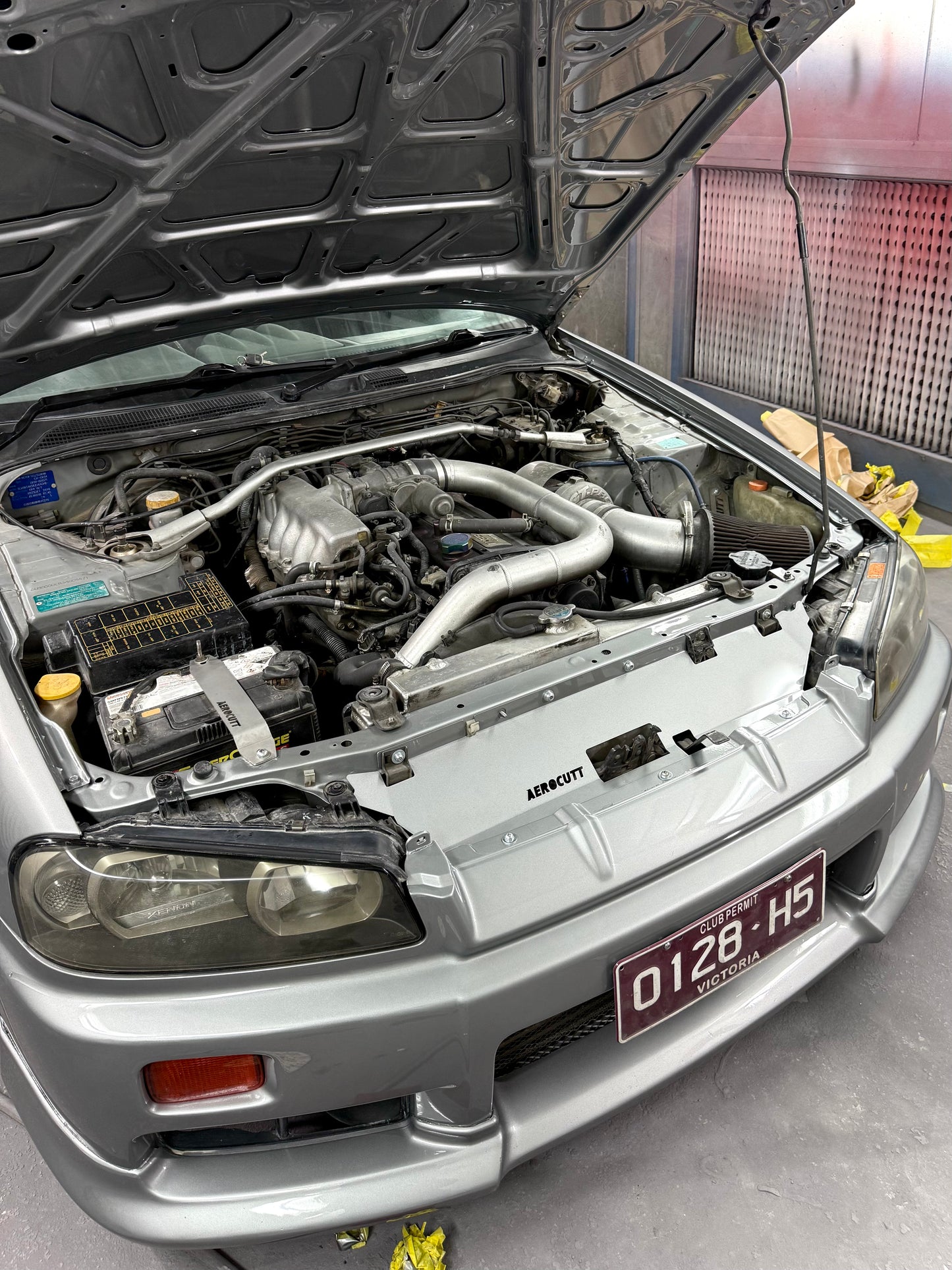 Nissan Skyline R34 GTT Radiator Cooling Panel/Air Diversion Plate