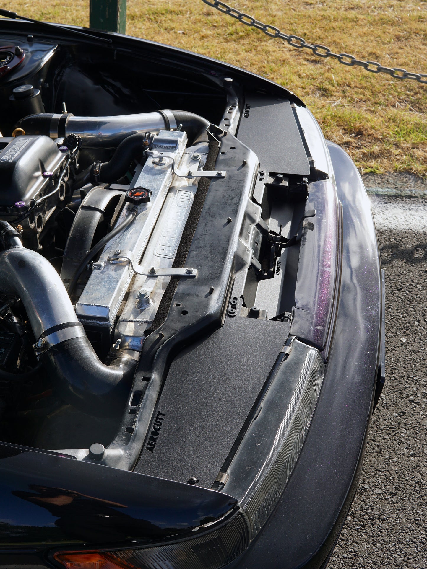 nissan s13 silvia cooling radiator panel 