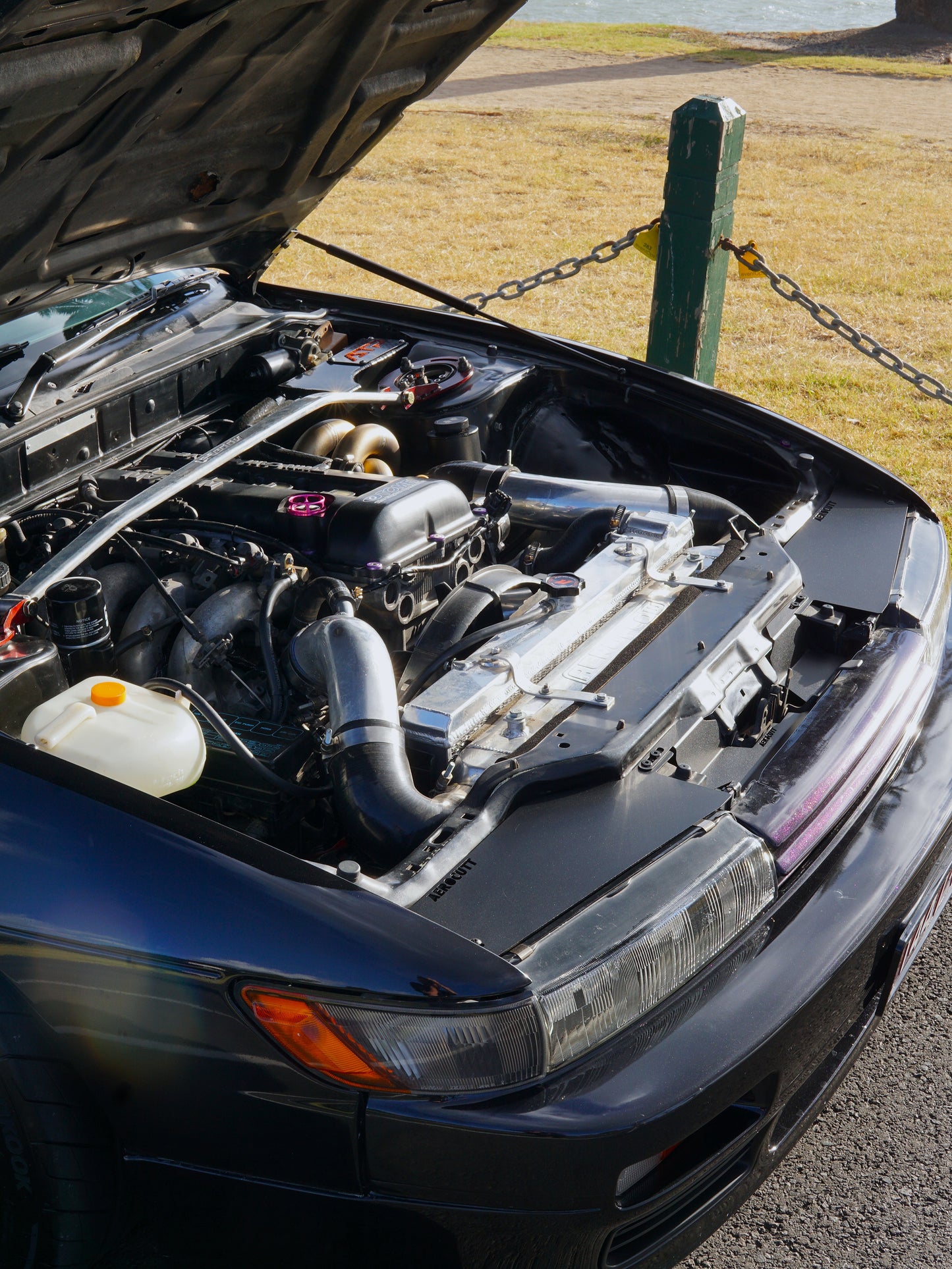 nissan silvia s13 cooling panel set