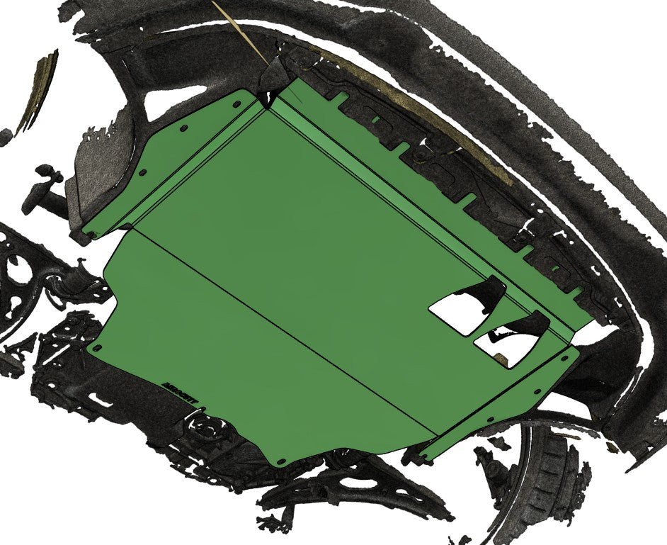 volkswagen golf mk5 mk6 undertray replacement plate, golf skid plate, volkswagen golf mk6 sump guard plate, underbody protection mk5 mk6 golf 