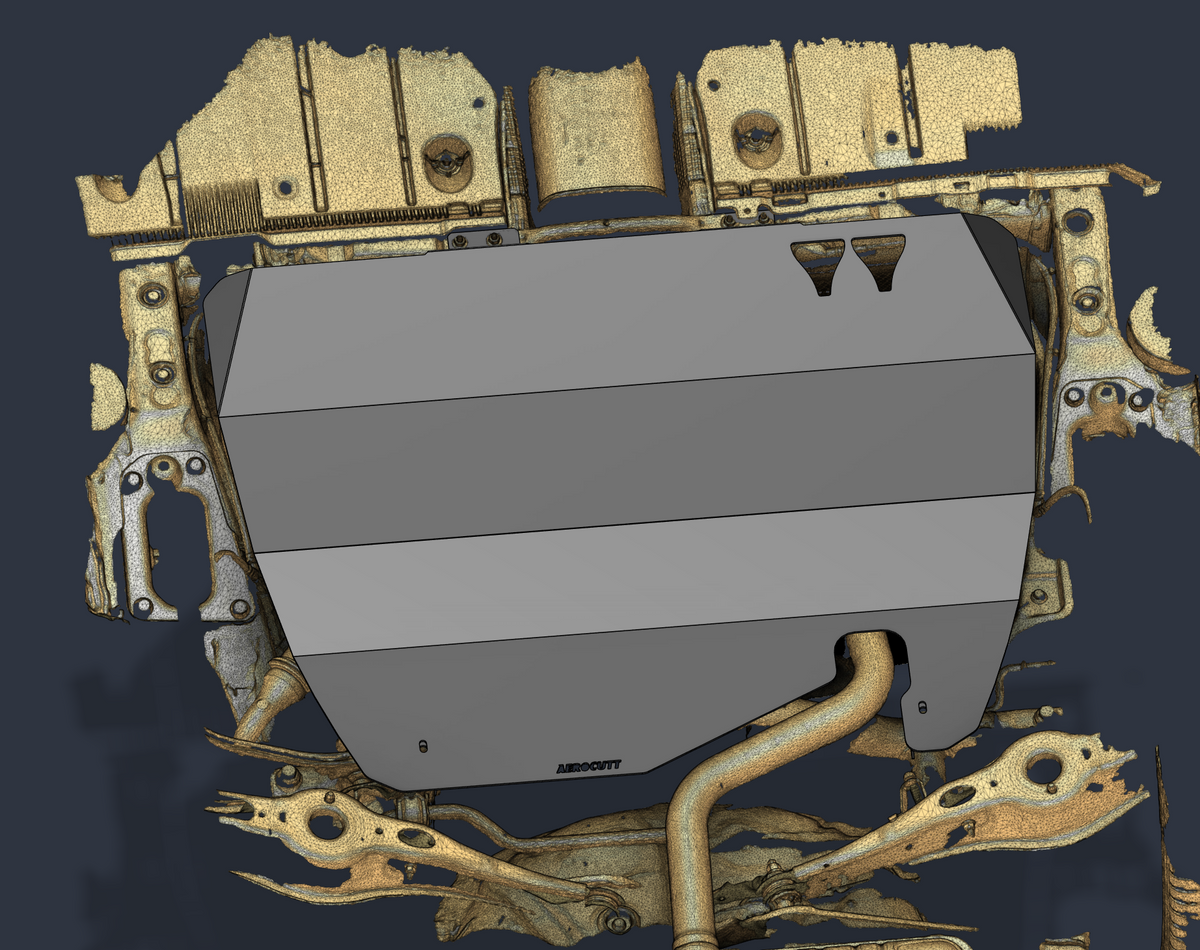 Volkswagen Golf MQB MK7 MK8 Fuel Tank Underbody Protection Rear Bash/Skid Plate
