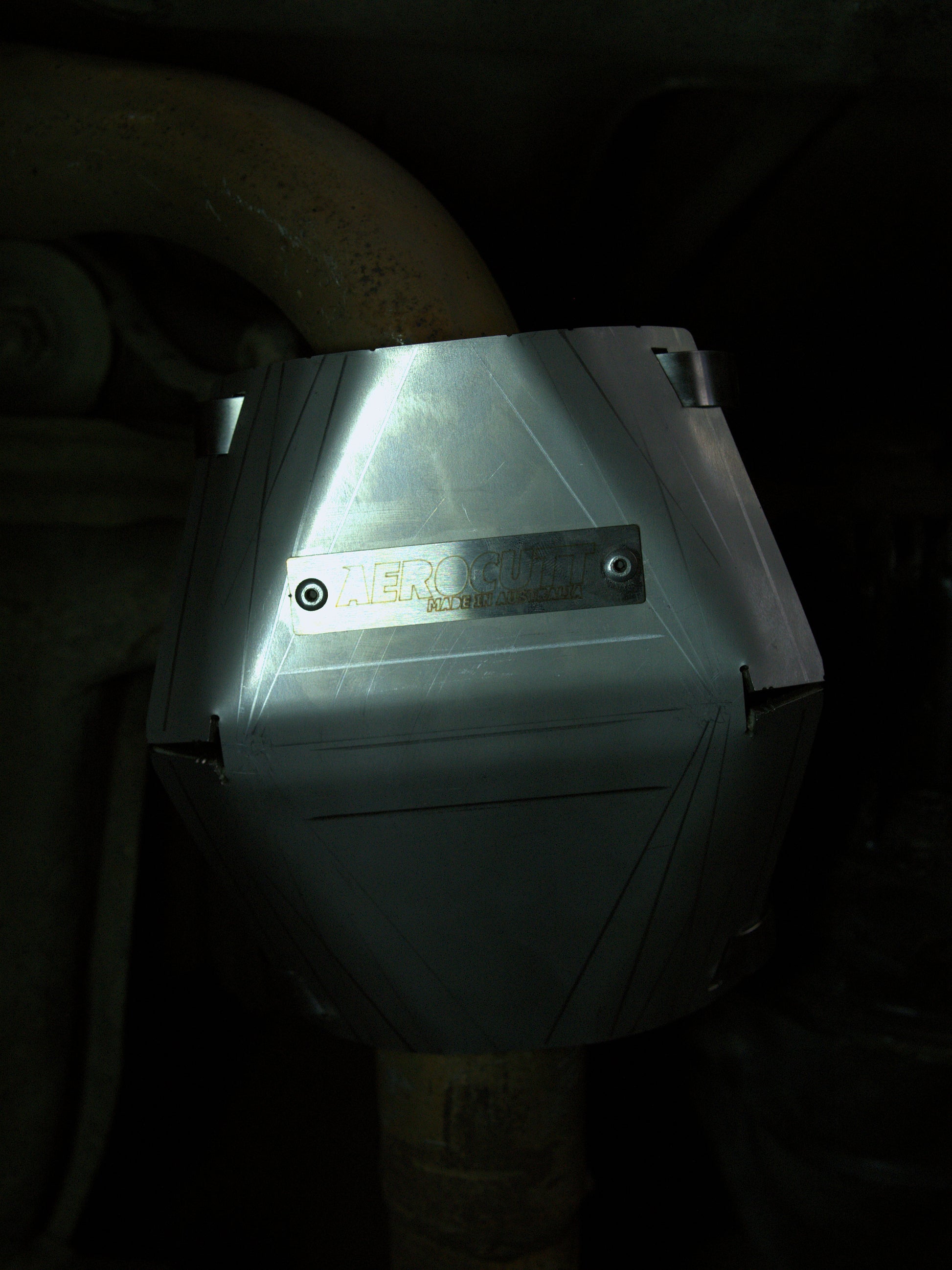aerocutt muffler exhaust skid plate 