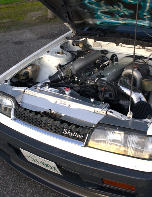 Nissan R31 Skyline Series 3 Radiator Cooling Panel/Air Diversion Plate Set