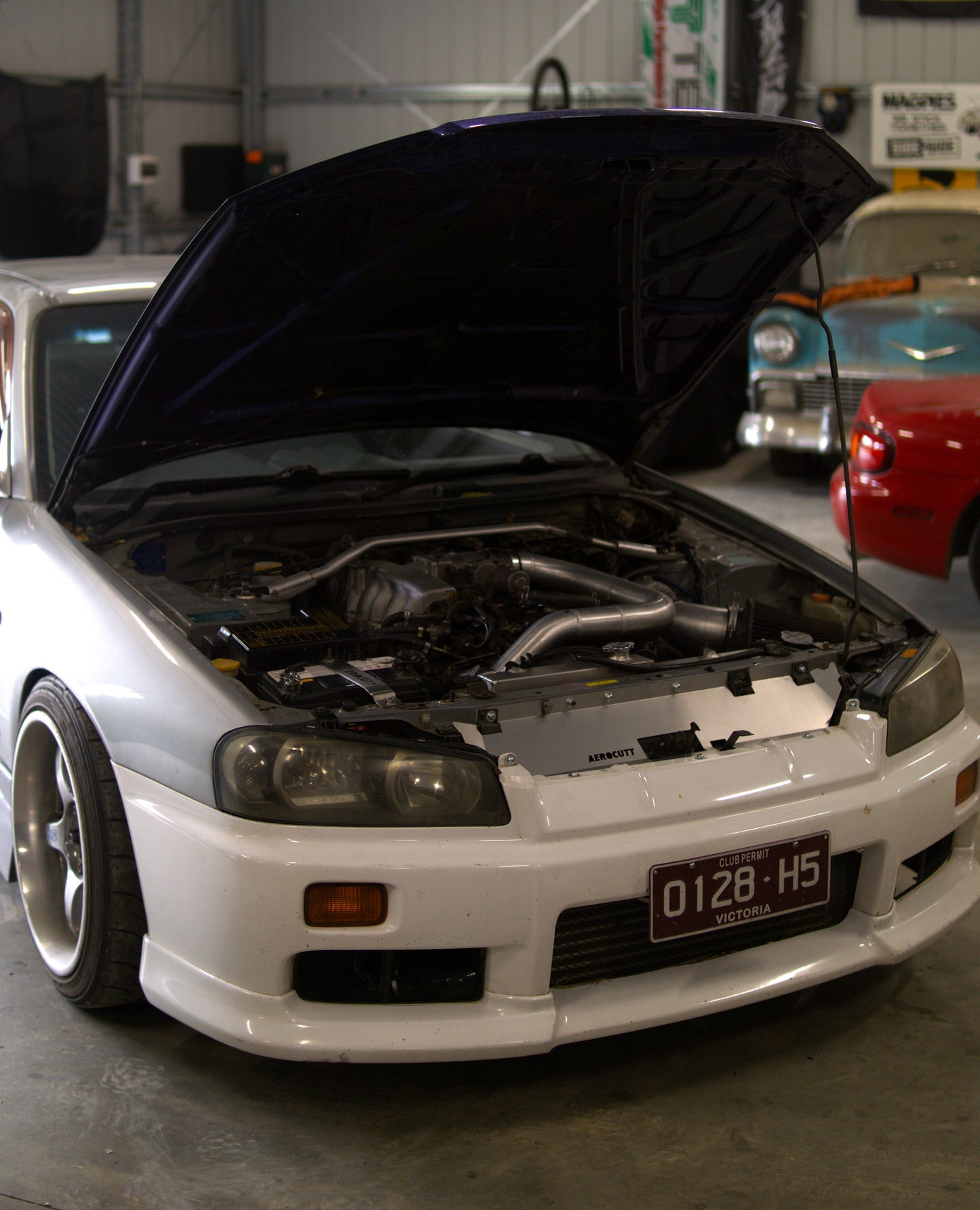 Nissan Skyline R34 GTT Radiator Cooling Panel/Air Diversion Plate