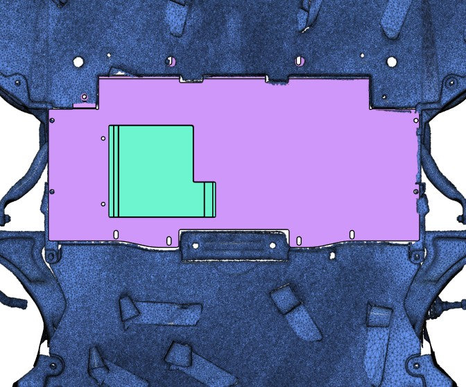 Nissan R35 GTR Underbody Tray Replacement - Protection Bash/Skid Plate