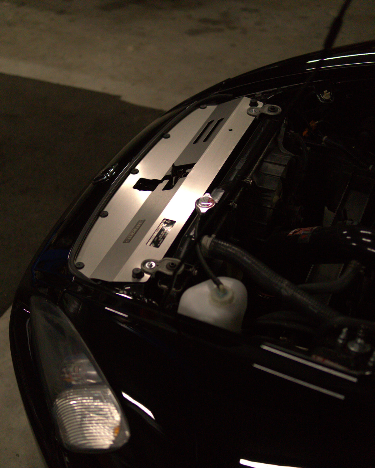 Honda S2000 S2K AP1 AP2 Engine Bay With Aerocutt Cooling Panel Radiator Air Diversion Plate Fitted