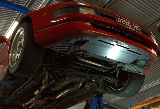 nissan z32 300zx front plate splitter tie in panel 