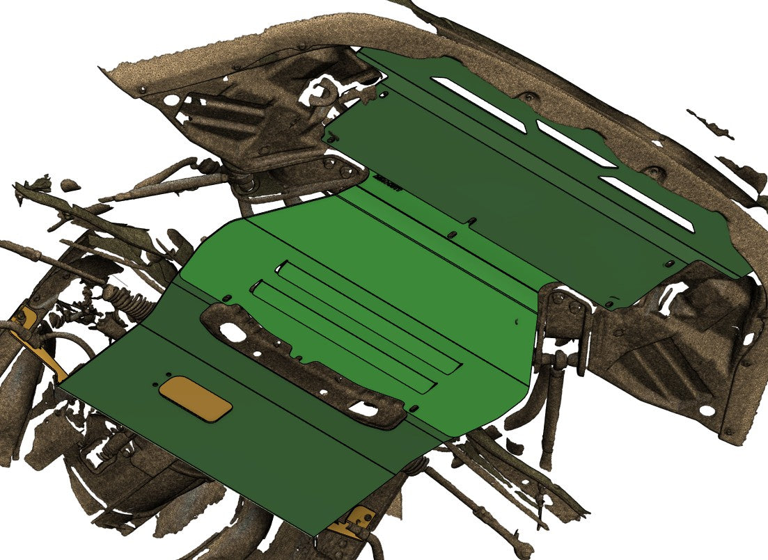 Nissan 300ZX Z32 Underbody Protection Bash/Skid Plate