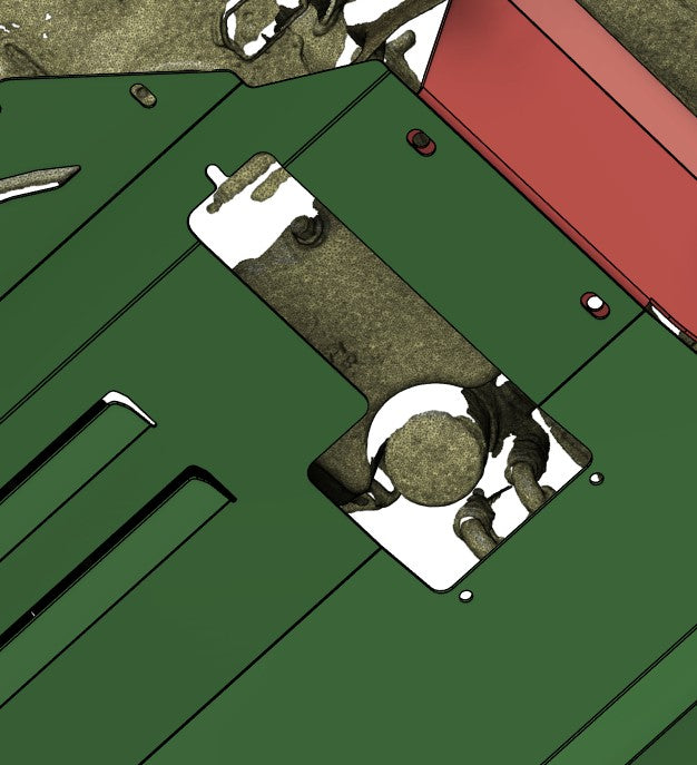 ZC33 suzuki swift oil service plate 3d aerocutt render 