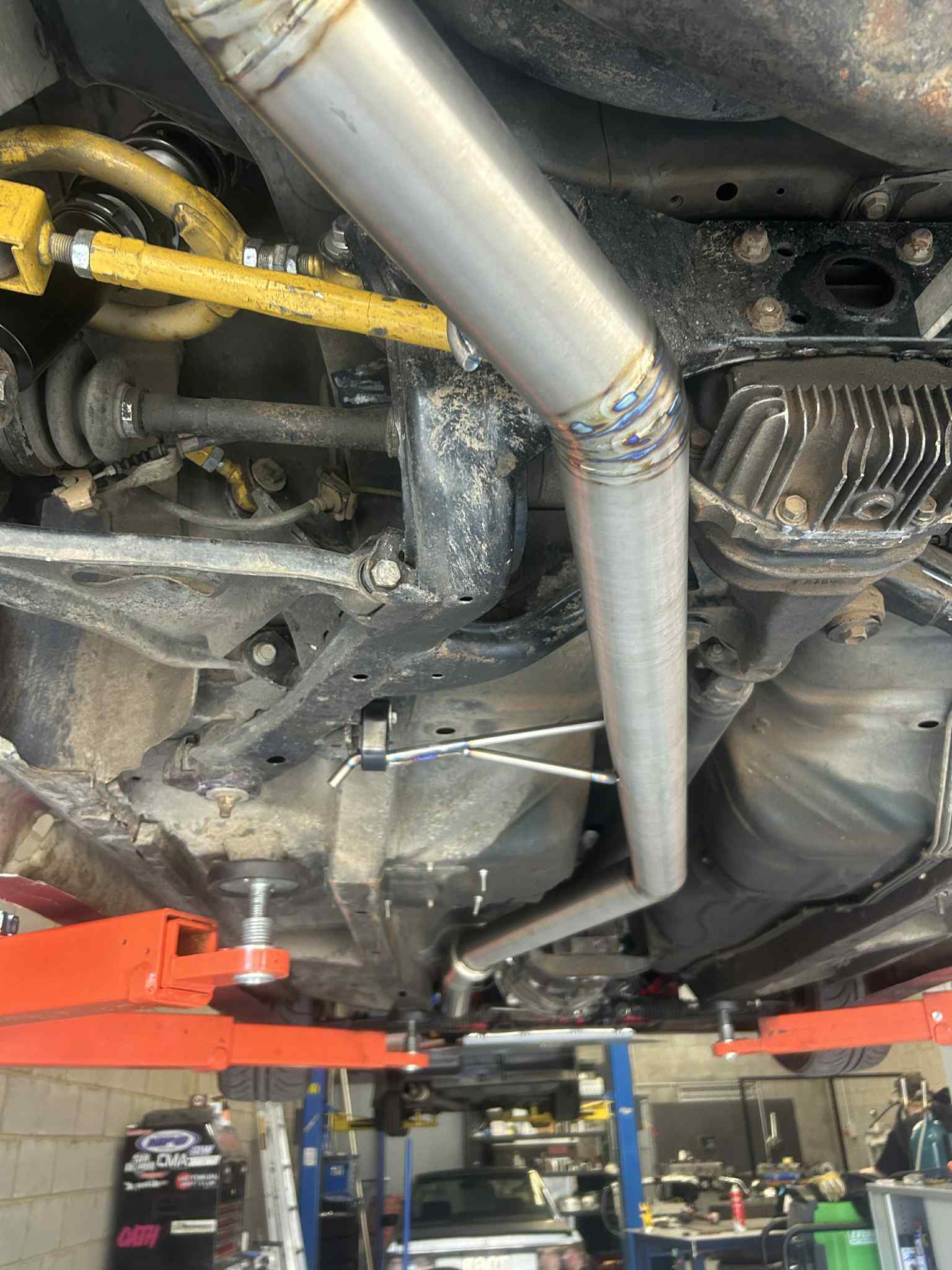 S14 S15 R33 R34 Rear Subframe Brace Kit lhs